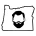 Bearded Oregon logo
